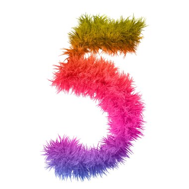 soyut renkli numarası 