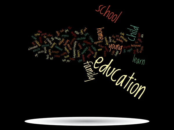 Istruzione Word Cloud — Foto Stock