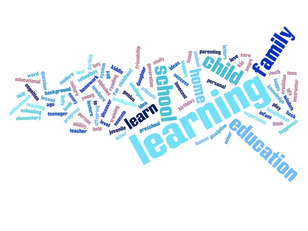 Educación Word Cloud —  Fotos de Stock