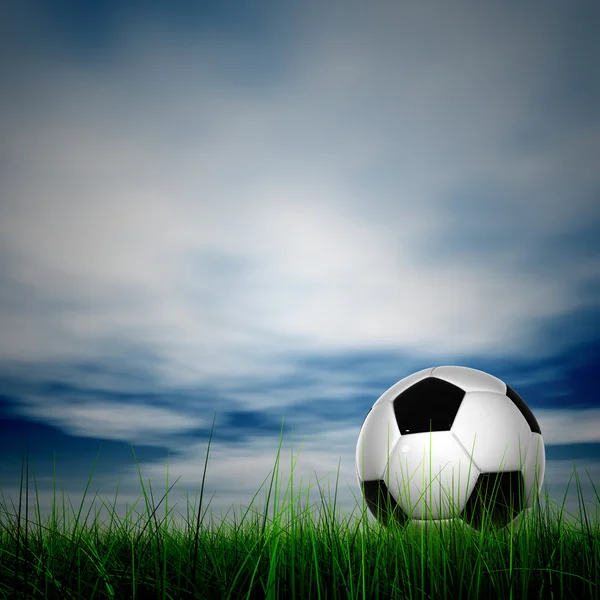 Ballon de football conceptuel — Photo