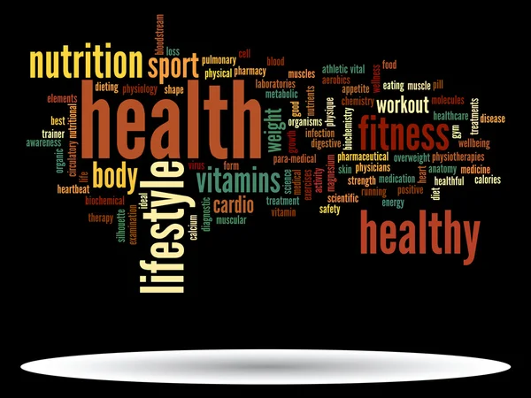 Health word cloud — Stock Photo, Image