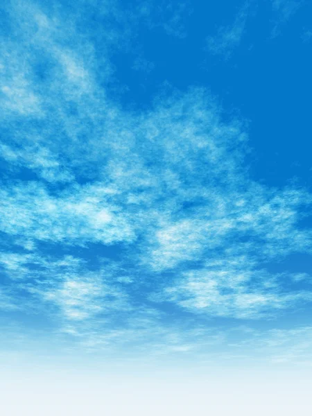 Sky with white clouds — Stock Photo, Image