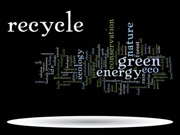 Ecology word cloud — Stock Photo, Image