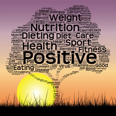 ağaç ve otların olarak metin kelime bulutu