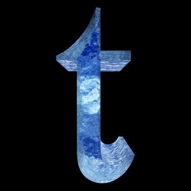 buz yazı tipi bölümü 