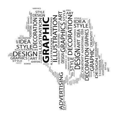  grafik sanatı metin olarak wordcloud 