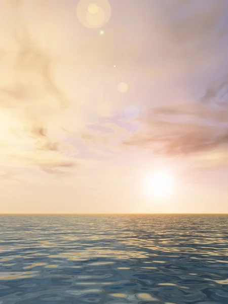 파도와 하늘 바다 — 스톡 사진