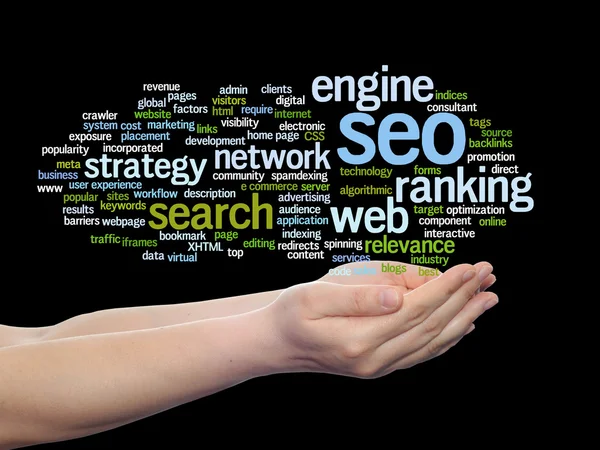 Seo  word cloud — Stock Photo, Image