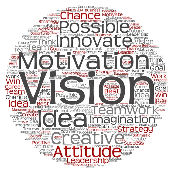 Concettuale astratto business word cloud — Foto Stock