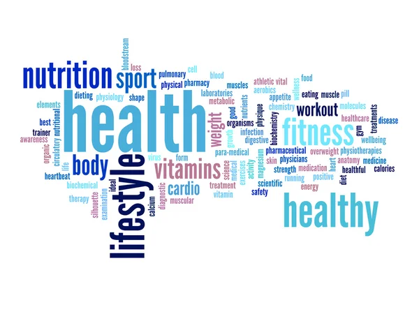 Health word cloud — Stock Photo, Image