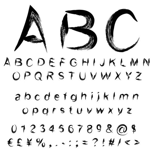 Начерк або шрифт фарби — стоковий вектор