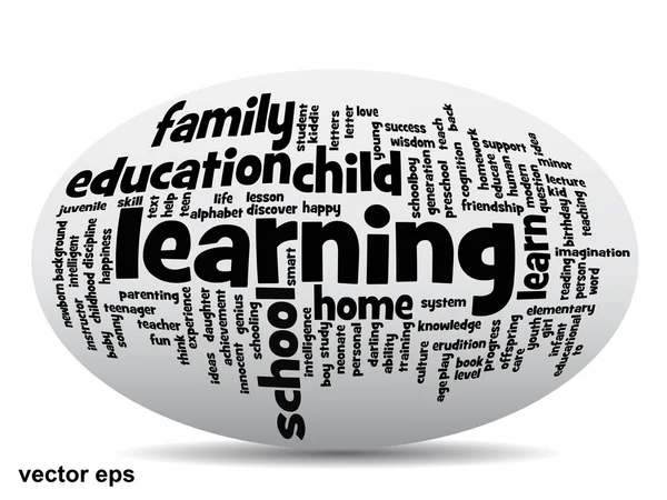 Onderwijs word cloud — Stockvector