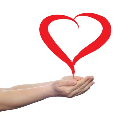 İnsan elinde düzenlenen kalp