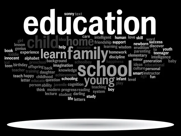 Education  abstract word cloud — Stock Photo, Image
