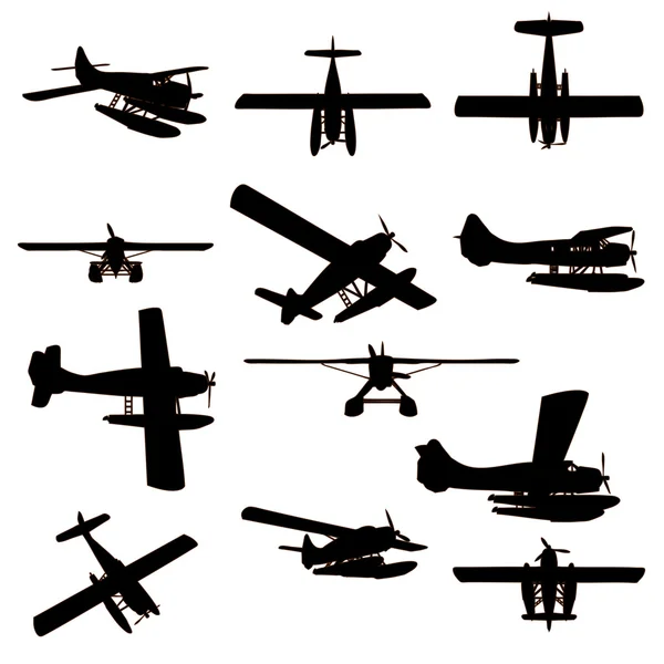 Samoloty lub samoloty lecące — Zdjęcie stockowe