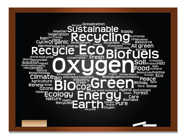 Conservation word cloud text — Stock Photo, Image