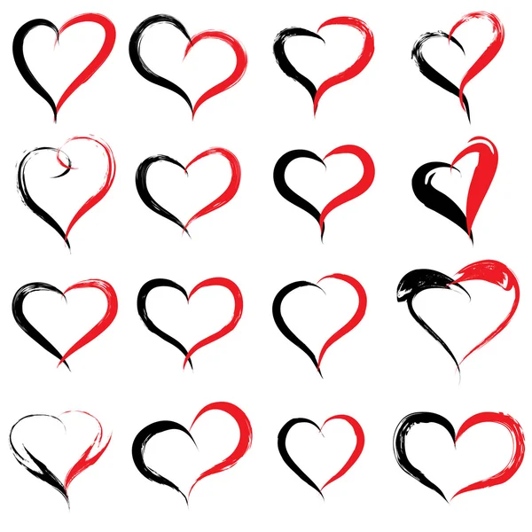 Heart shapes collection — Stock Photo, Image