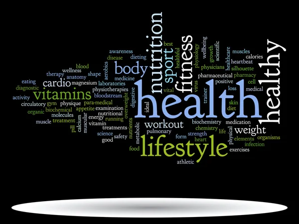 Health word cloud — Stock Photo, Image