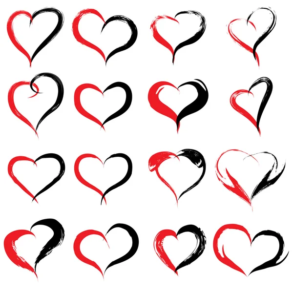 Heart shapes collection — Stock Photo, Image