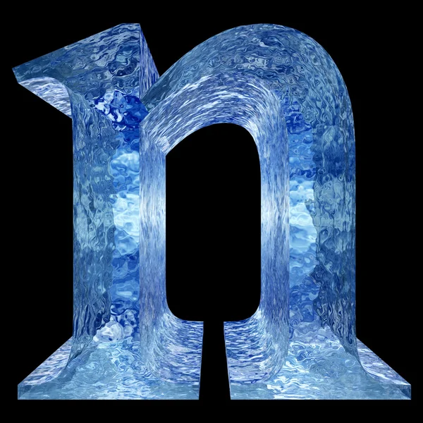 Isen teckensnitt del — Stockfoto
