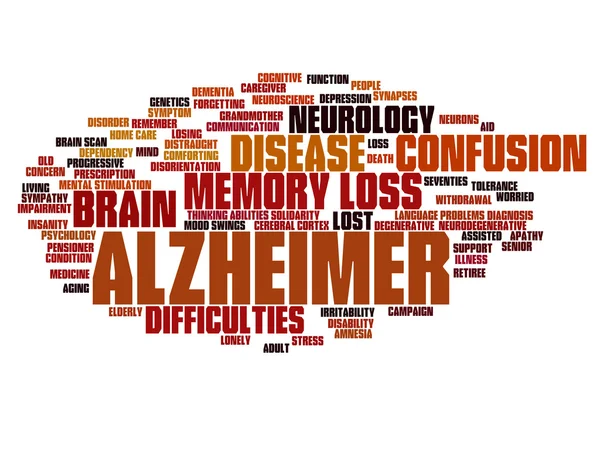 Alzheimer's disease symtoms — Stock Photo, Image