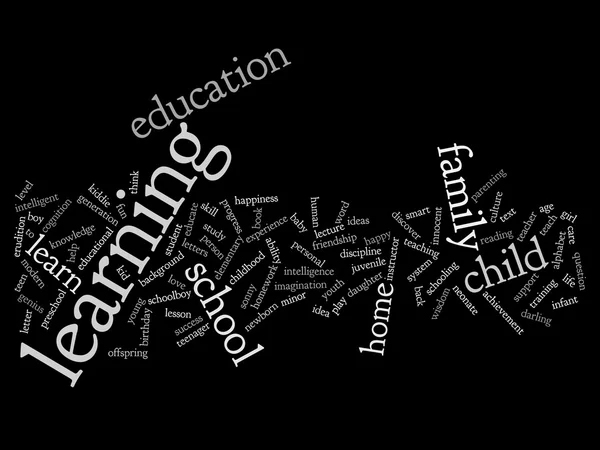 Educação Word Cloud — Fotografia de Stock