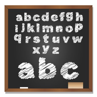 Kroki karalama yazı tipi