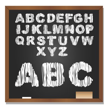 Kroki karalama yazı tipi