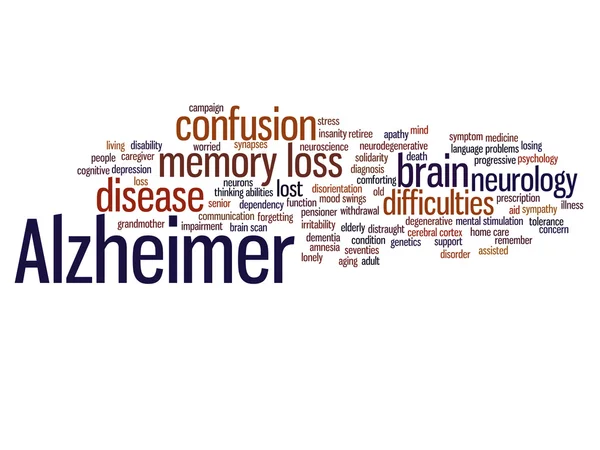 Alzheimer's disease symtoms — Stock Photo, Image