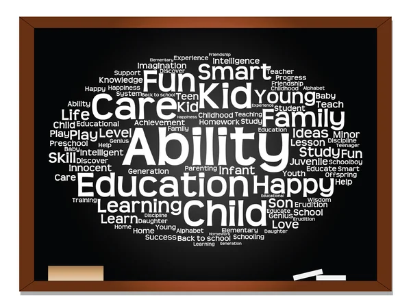 Educación Word Cloud — Foto de Stock