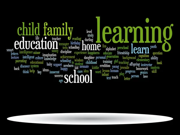 Education  abstract word cloud — Stock Photo, Image
