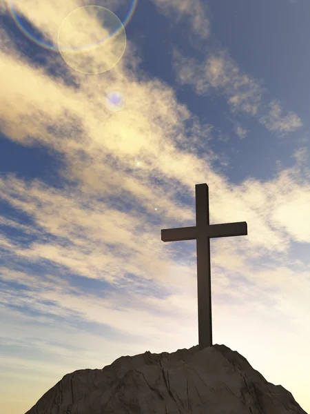 Kreuzreligiöses Symbol — Stockfoto