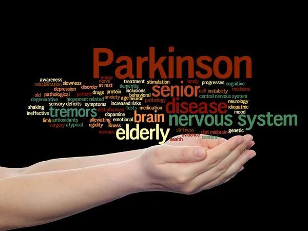 パーキンソン病の単語の雲 — ストック写真