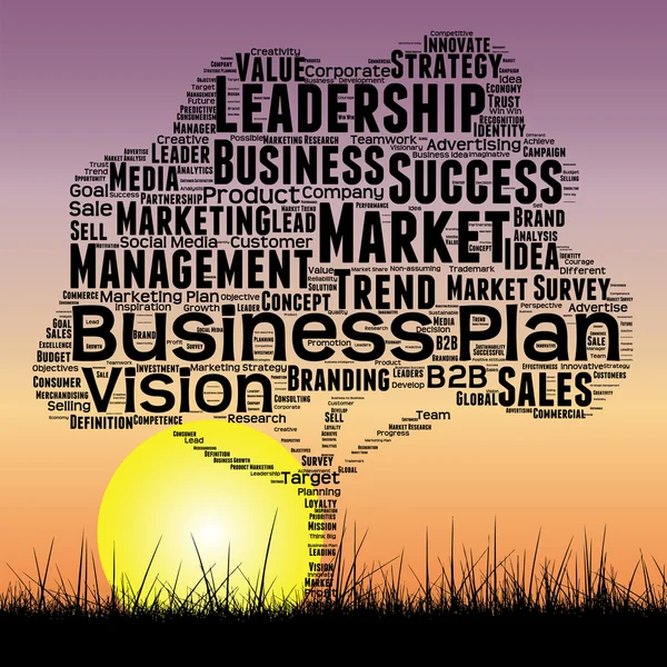 Business boom word cloud — Stockfoto