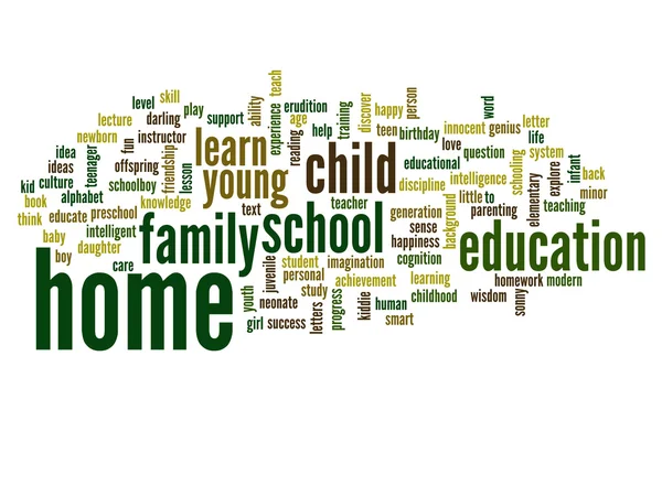 Education abstract word cloud — Stock Photo, Image