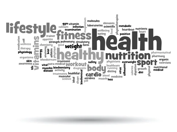 Health word cloud — Stock Photo, Image