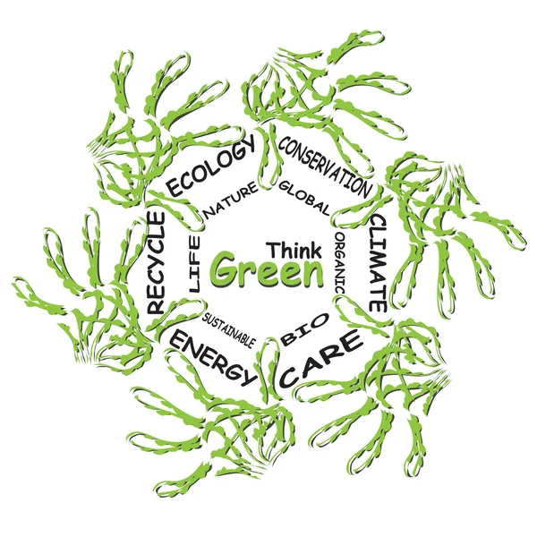 Ecology word cloud — Stock Photo, Image