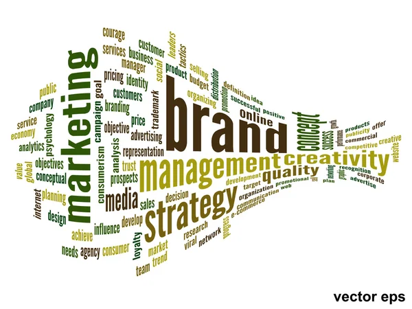 Conceptual business word cloud — Stock Vector