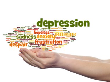 depresyon kelime bulutu 