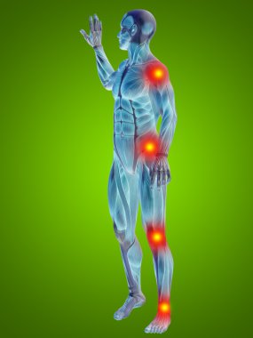 Adam ile eklem veya kemik ağrısı