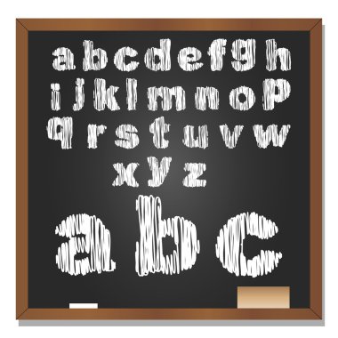 Kroki karalama yazı tipi