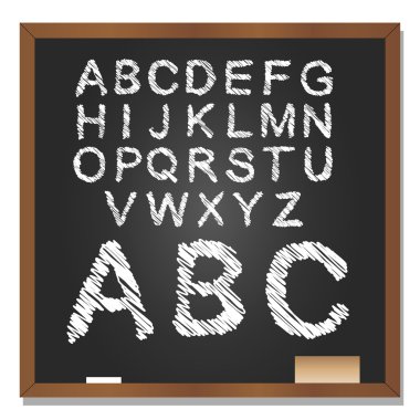 Kroki karalama yazı tipi