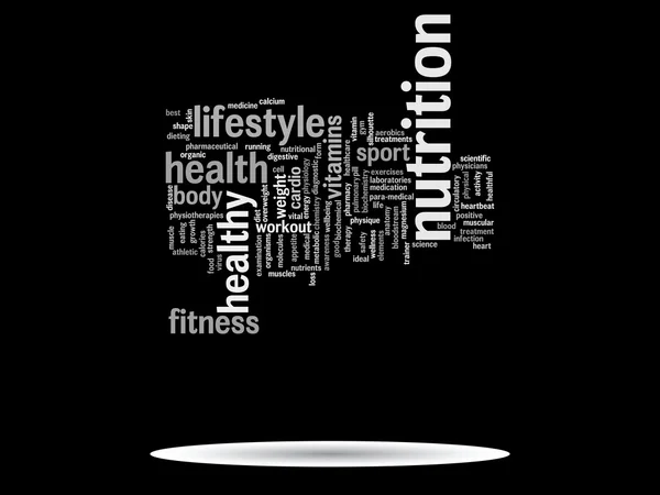 Health word cloud — Stock Photo, Image