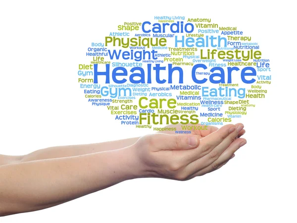 Abstract health word cloud — Stock Photo, Image