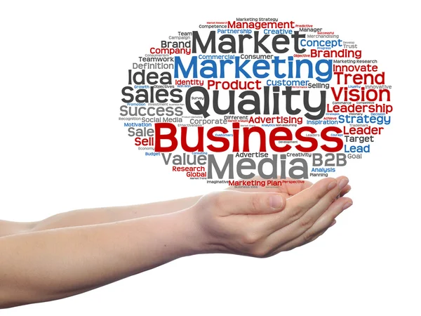 Marketing word cloud — Stock Photo, Image