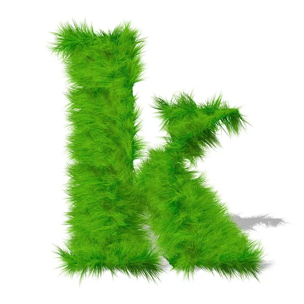 Green grass font — Stock Photo, Image