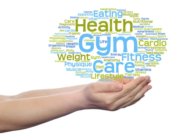 Abstract health word cloud — Stock Photo, Image