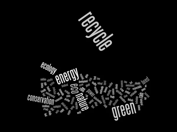 Conservation word cloud — Stock Photo, Image