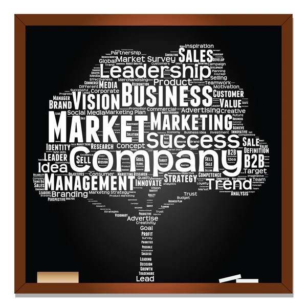 Fogalmi üzleti szó felhő — Stock Fotó