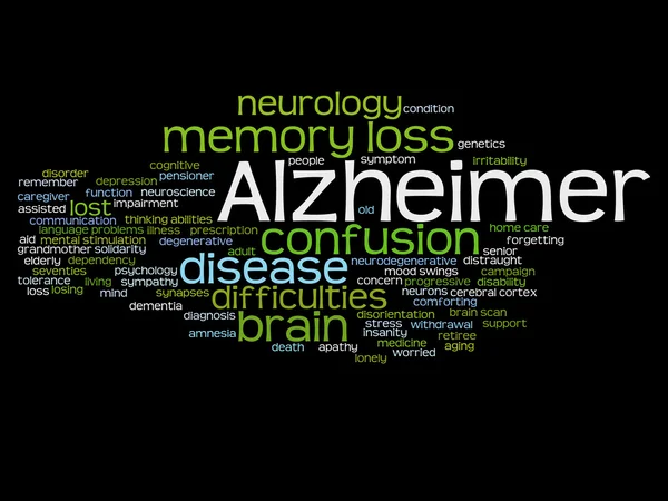 Alzheimer's disease symtoms — Stock Photo, Image